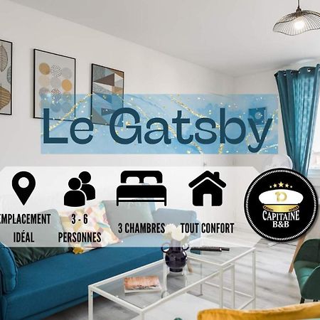 Le Gatsby - 3 Chambres - Centre-Ville Труа Экстерьер фото